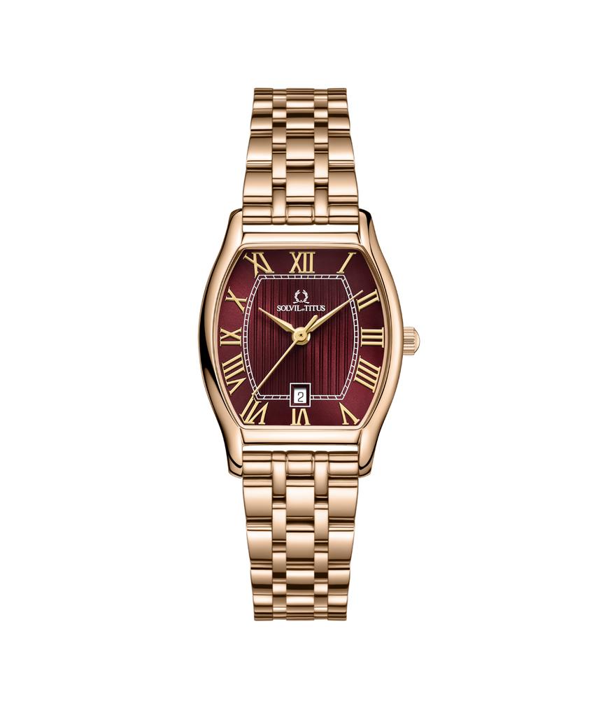 Barista三針日期顯示石英不鏽鋼腕錶 W06-02825-023