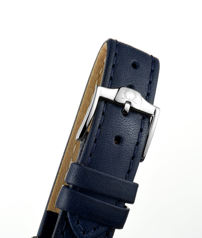 Sonvilier三針日期顯示自動機械皮革腕錶 W06-03060-001