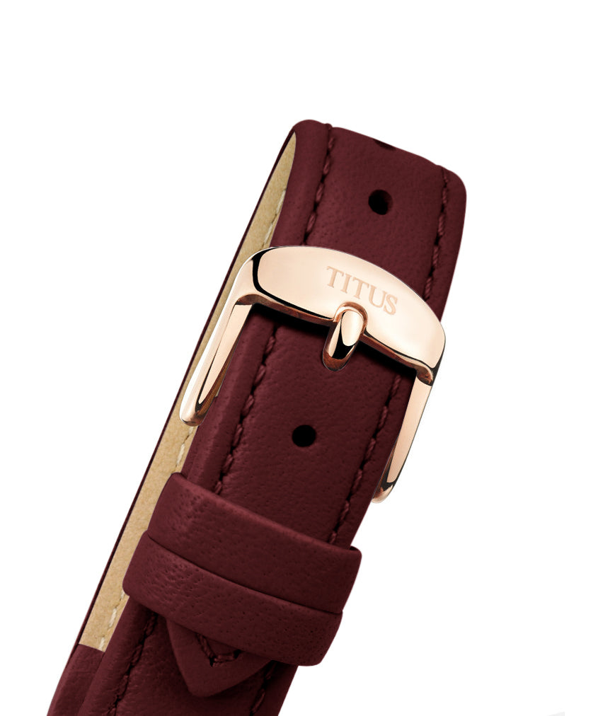 Fashionista多功能晝夜顯示石英皮革腕錶 W06-03071-012