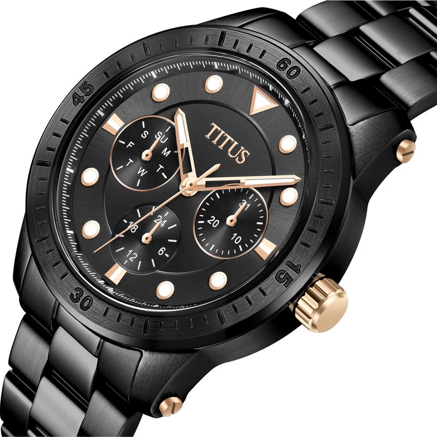 Aspira多功能石英不鏽鋼腕錶  W06-03147-016