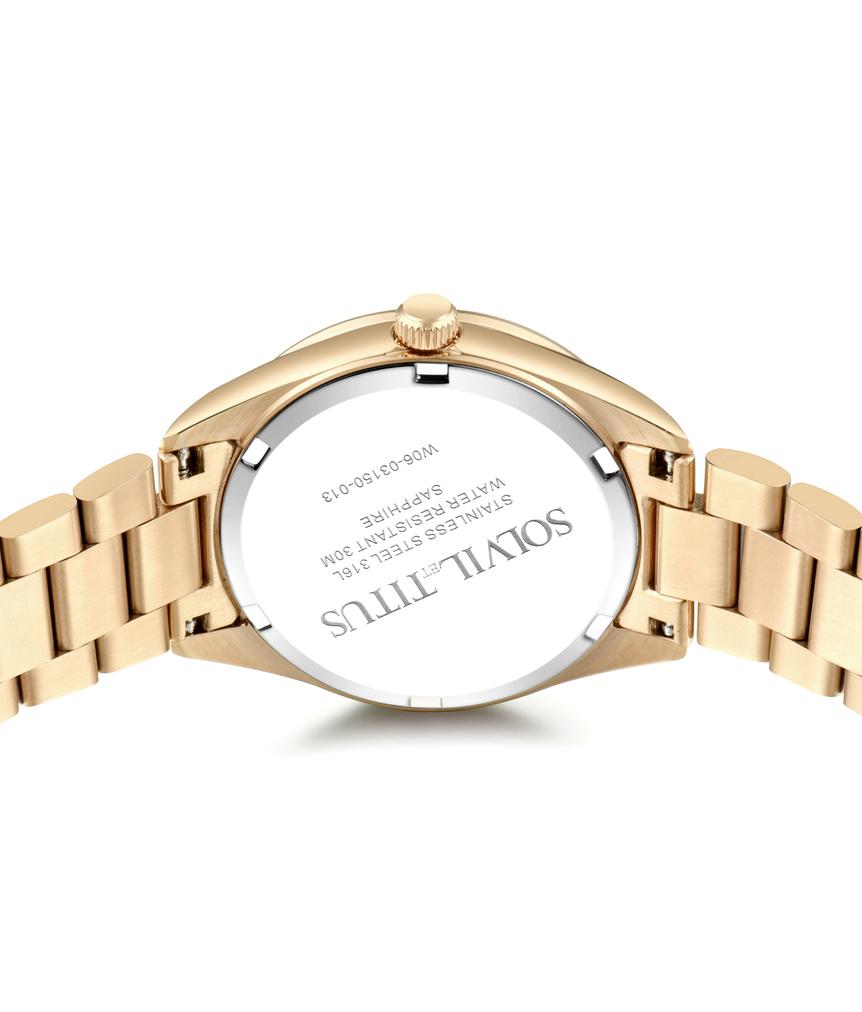 Fair Lady三針石英不鏽鋼腕錶 W06-03150-013