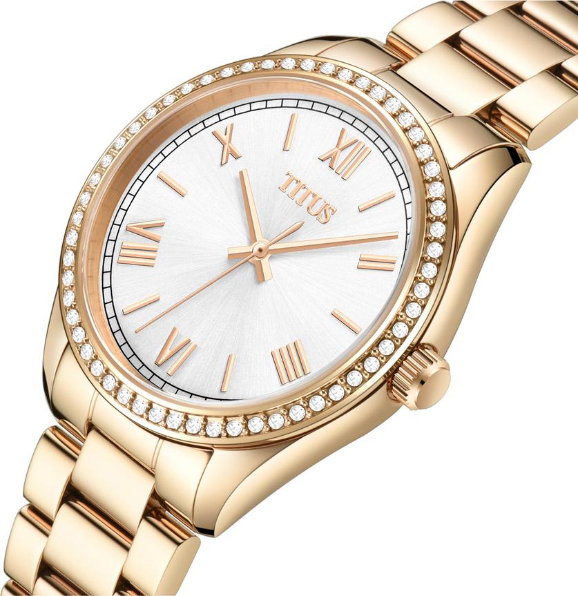 Fair Lady三針石英不鏽鋼腕錶 W06-03150-013