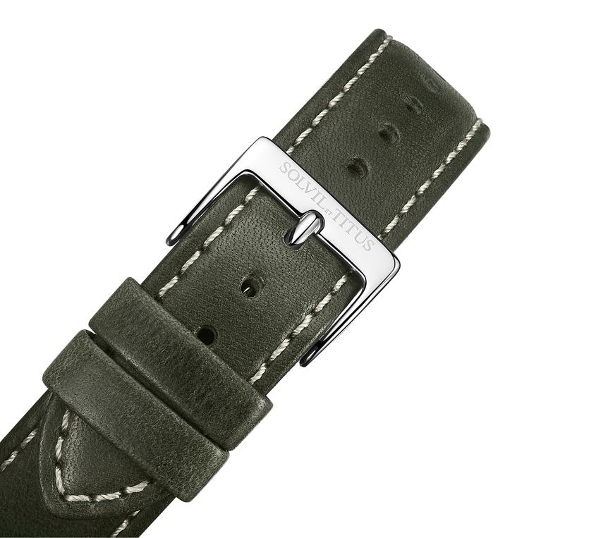 Classicist多功能石英皮革腕錶 W06-03198-008