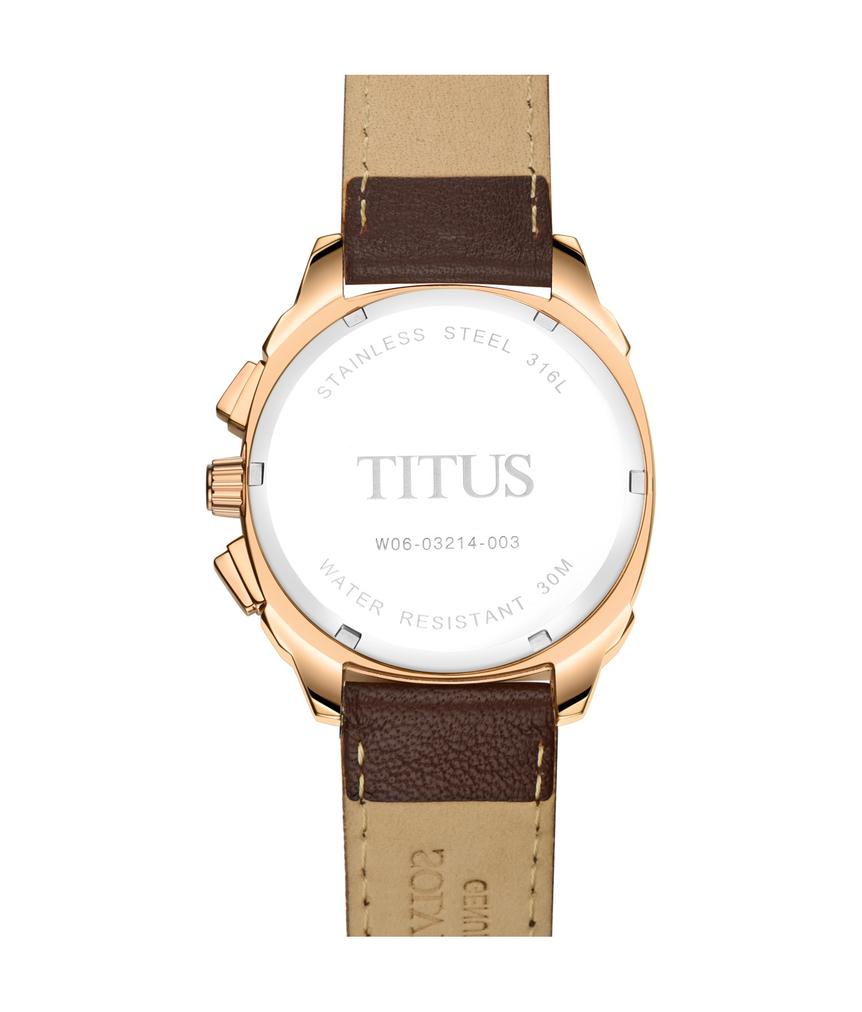 Modernist計時石英皮革腕錶 W06-03214-003