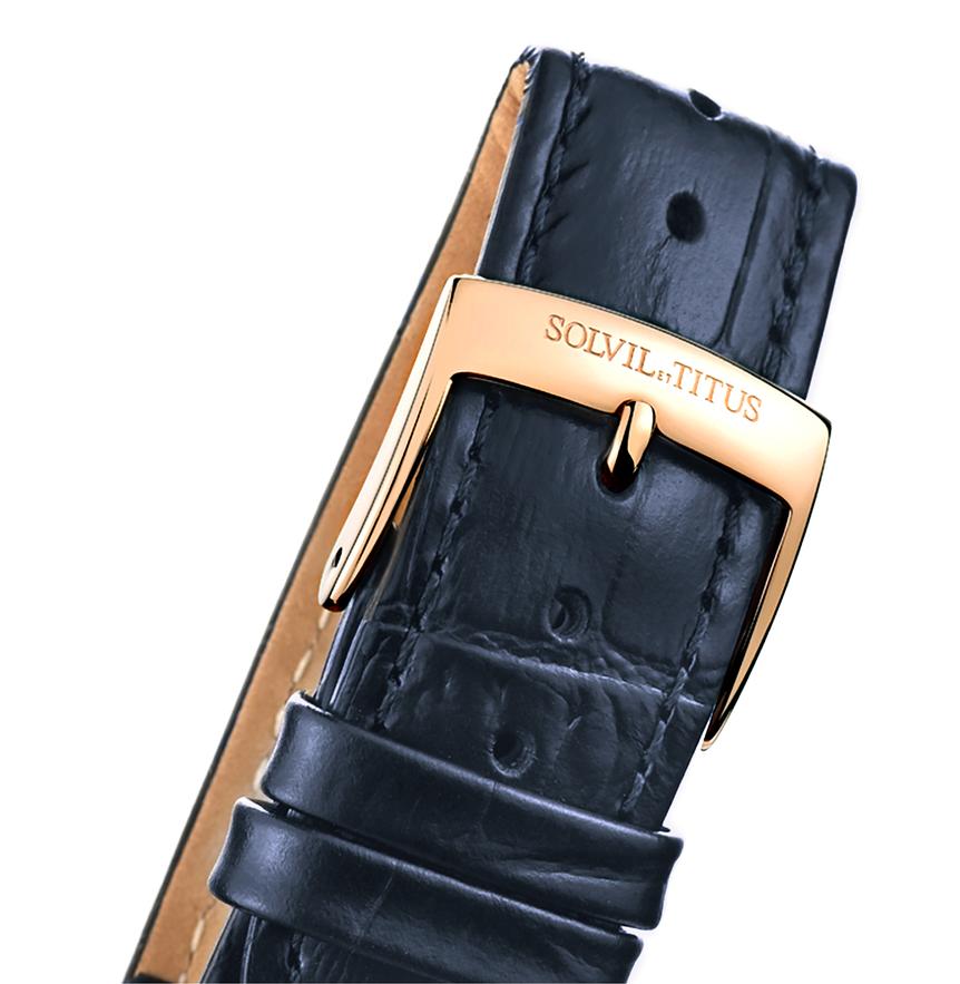 Barista多功能晝夜顯示石英皮革腕錶 W06-03219-002