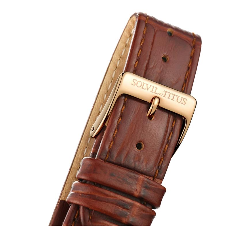 Barista多功能晝夜顯示石英皮革腕錶  W06-03220-003