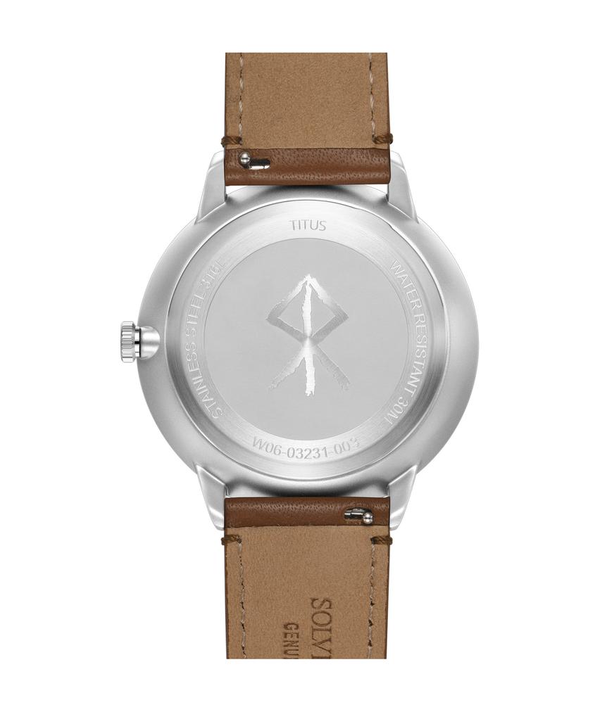 Nordic Tale多功能石英皮革腕錶 W06-03231-003