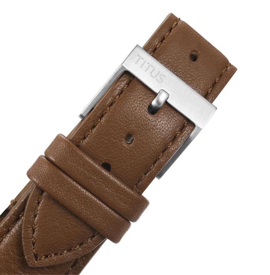 Nordic Tale多功能石英皮革腕錶 W06-03231-003