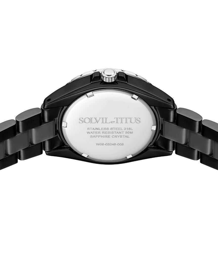 Perse多功能石英不鏽鋼腕錶 W06-03248-008