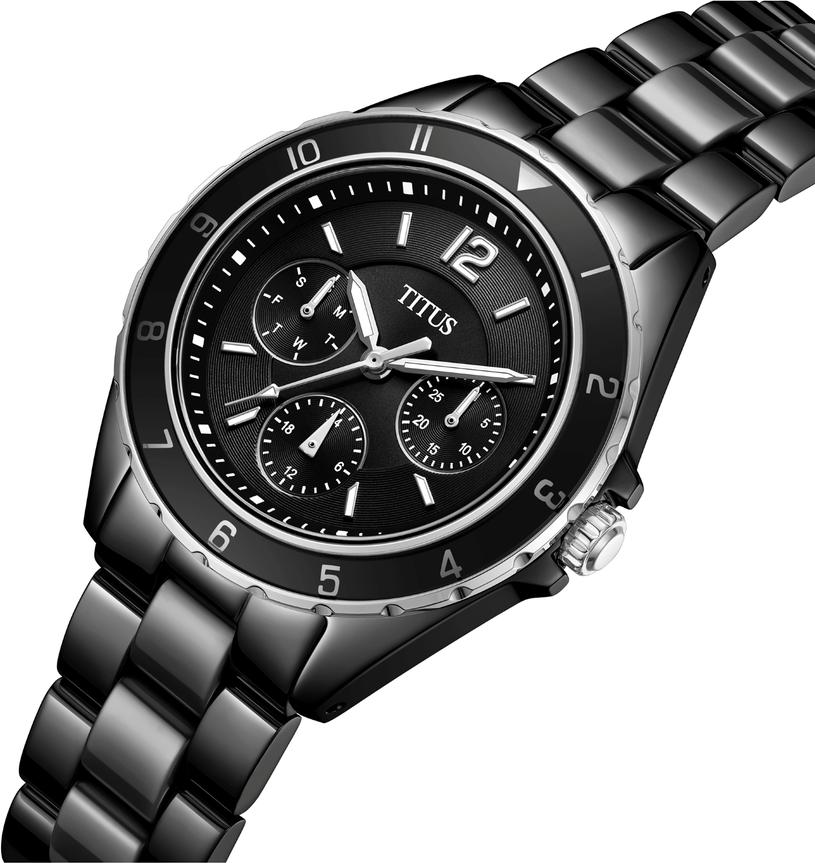 Perse多功能石英不鏽鋼腕錶 W06-03248-008