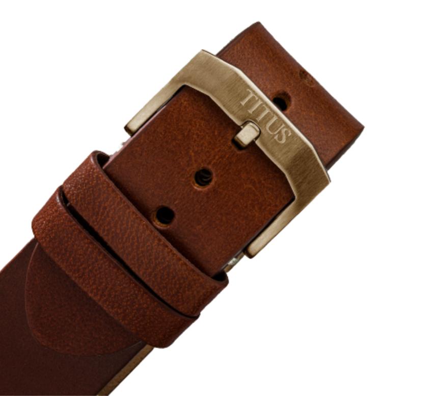 Valor三針日期顯示自動機械皮革腕錶 W06-03250-013