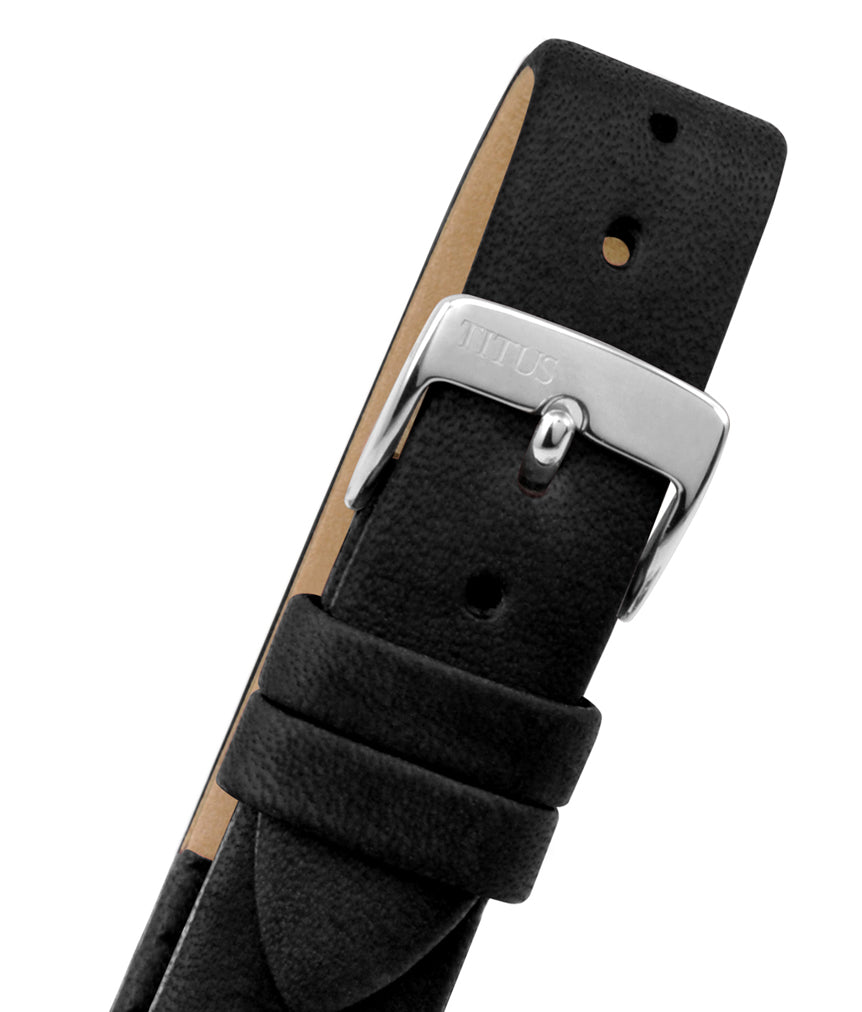 Interlude多功能石英皮革腕錶 W06-03264-003