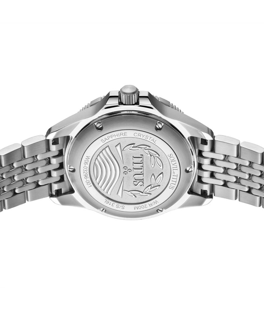 Valor三針自動機械不鏽鋼腕錶 W06-03296-001