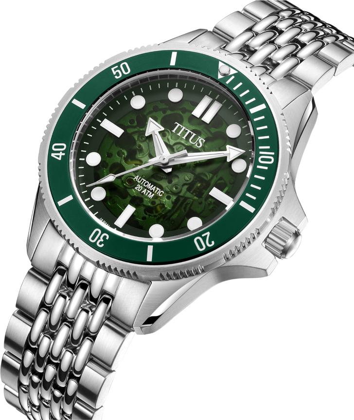 Valor三針自動機械不鏽鋼腕錶 W06-03296-003