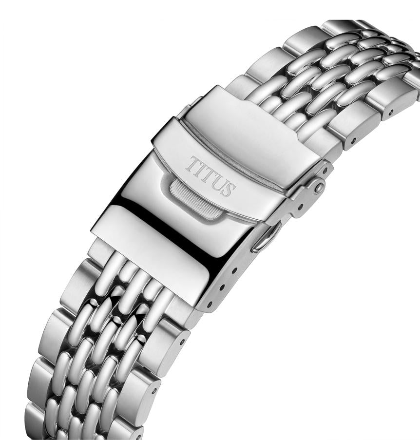 Valor三針自動機械不鏽鋼腕錶 W06-03296-003