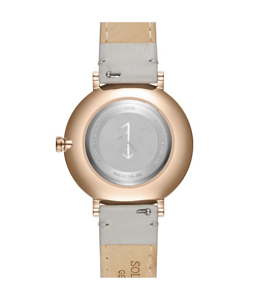 Nordic Tale三針石英皮革腕錶 W06-03319-005