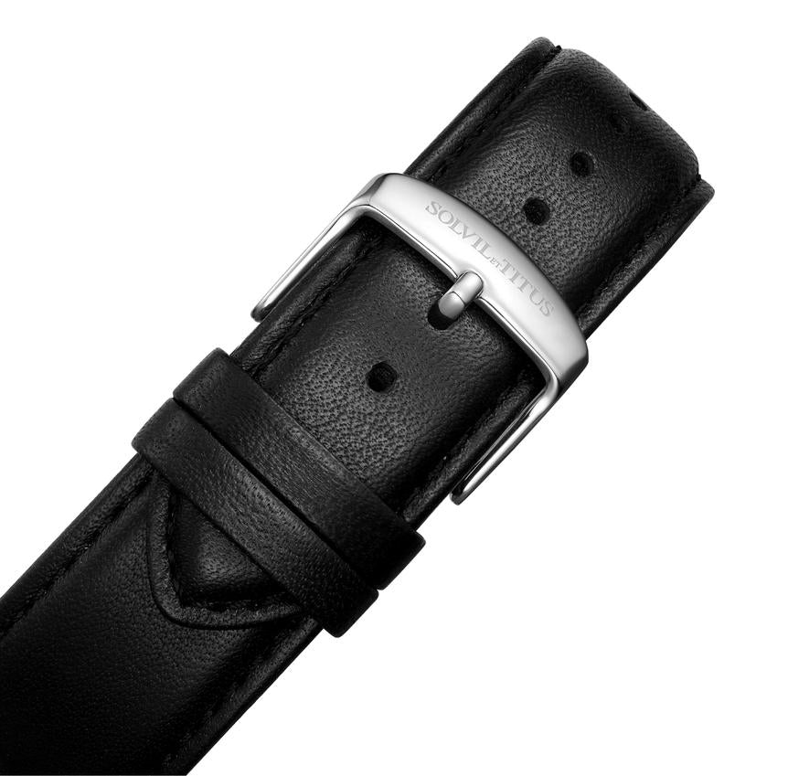 Barista多功能晝夜顯示石英皮革腕錶 W06-03323-001