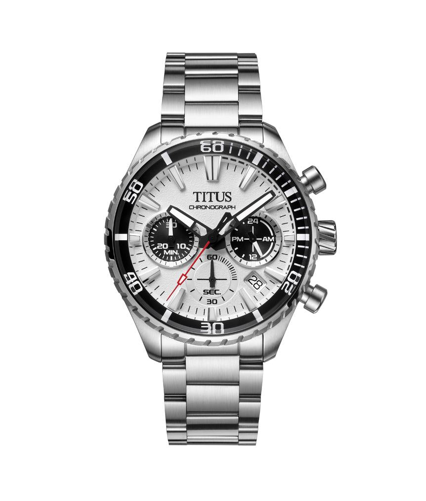 Saber計時石英不鏽鋼腕錶 W06-03364-001