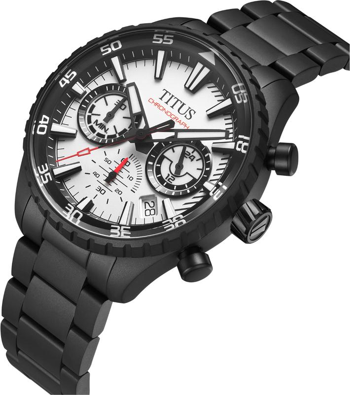 Saber計時石英不鏽鋼腕錶 W06-03364-007