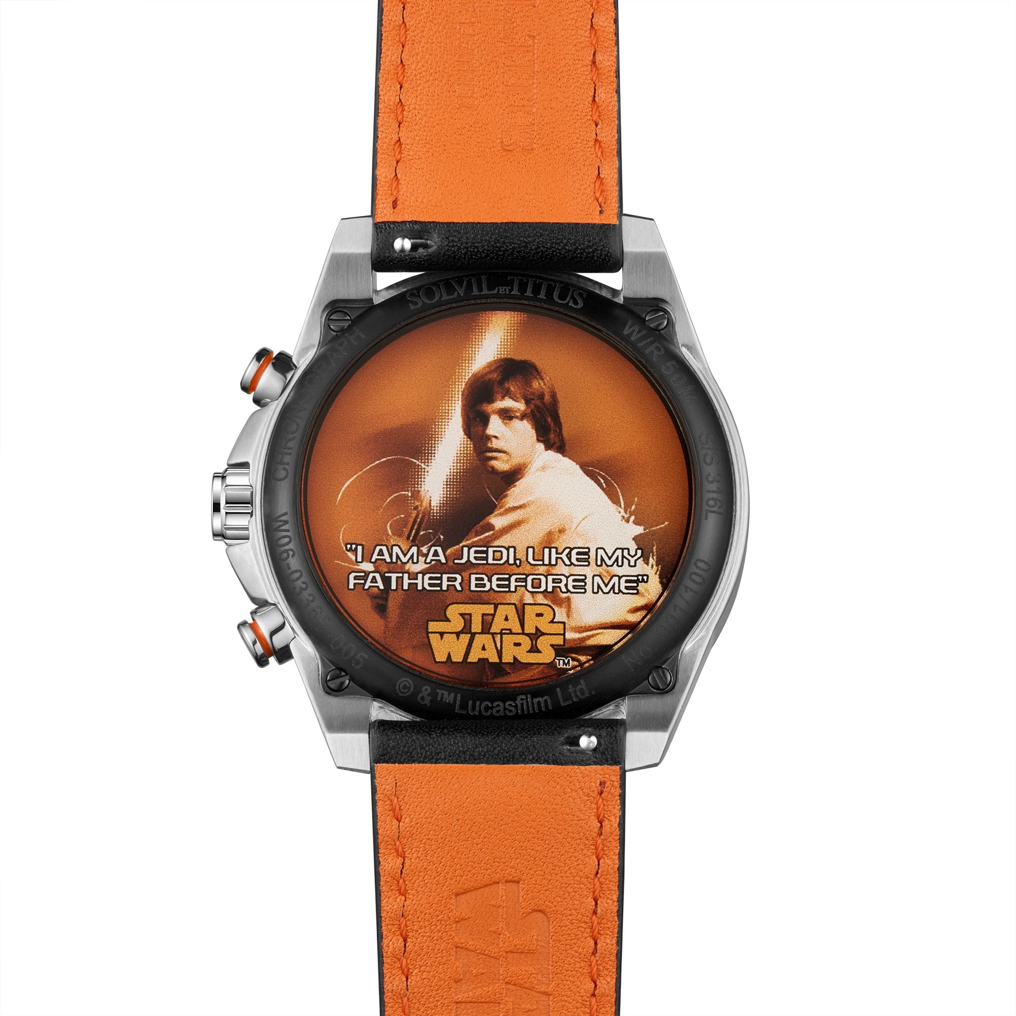 Solvil et Titus x Star Wars計時石英皮革腕錶 W06-03365-005