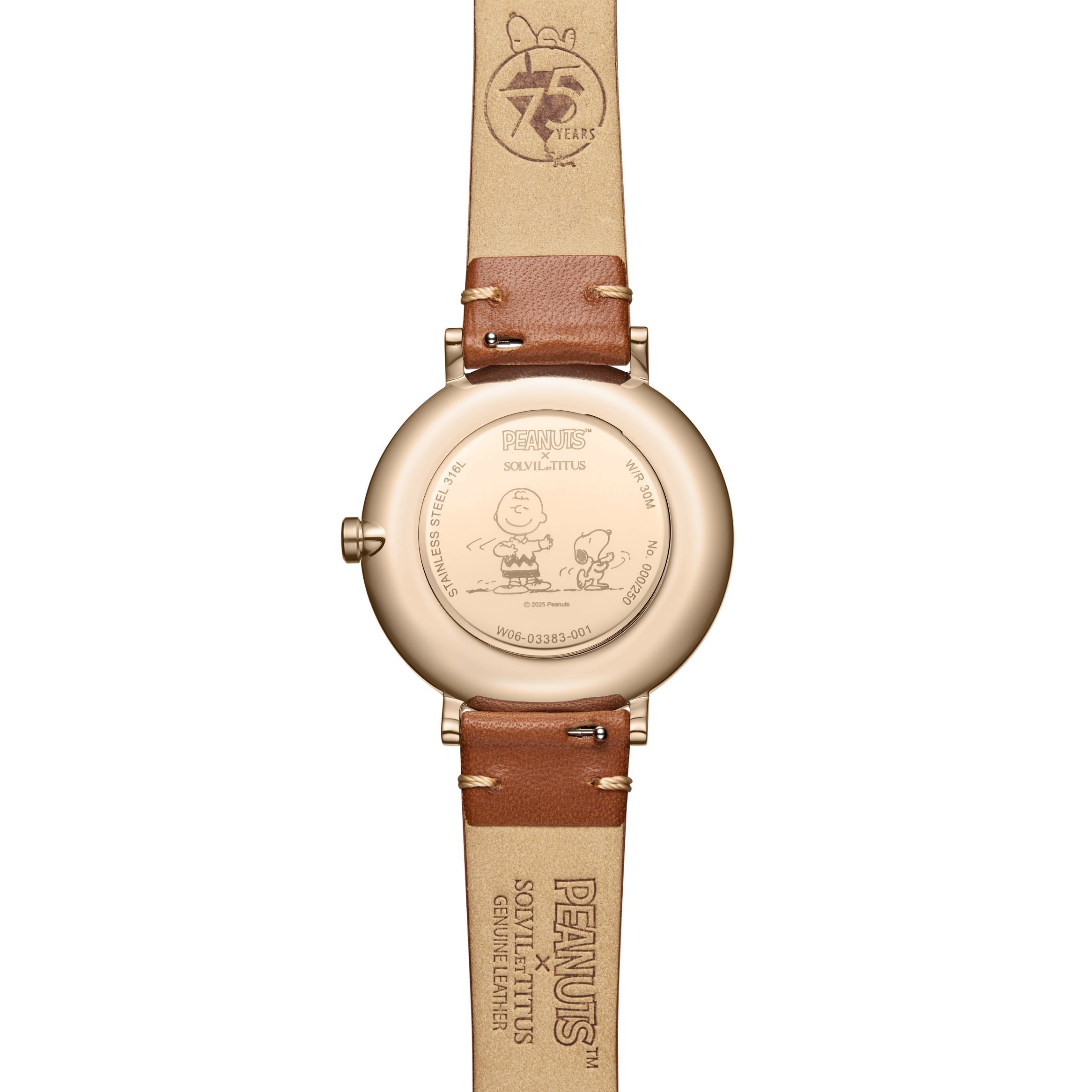 Nordic Tale系列《Peanuts 75th Anniversary》限量版腕錶套裝(限量250套) W06-03383-001