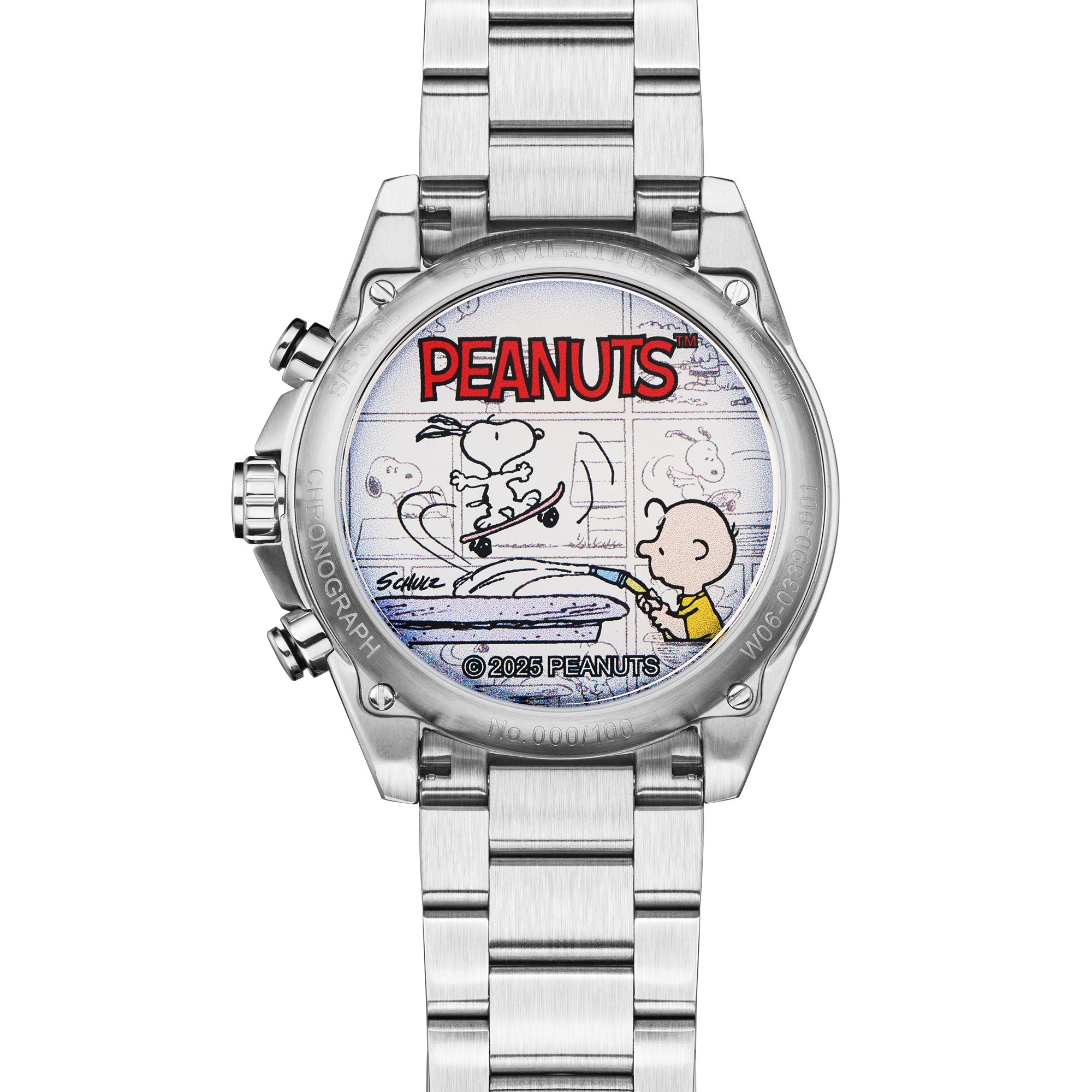Saber系列《Peanuts 75th Anniversary》限量版計時腕錶(限量100枚) W06-03390-001