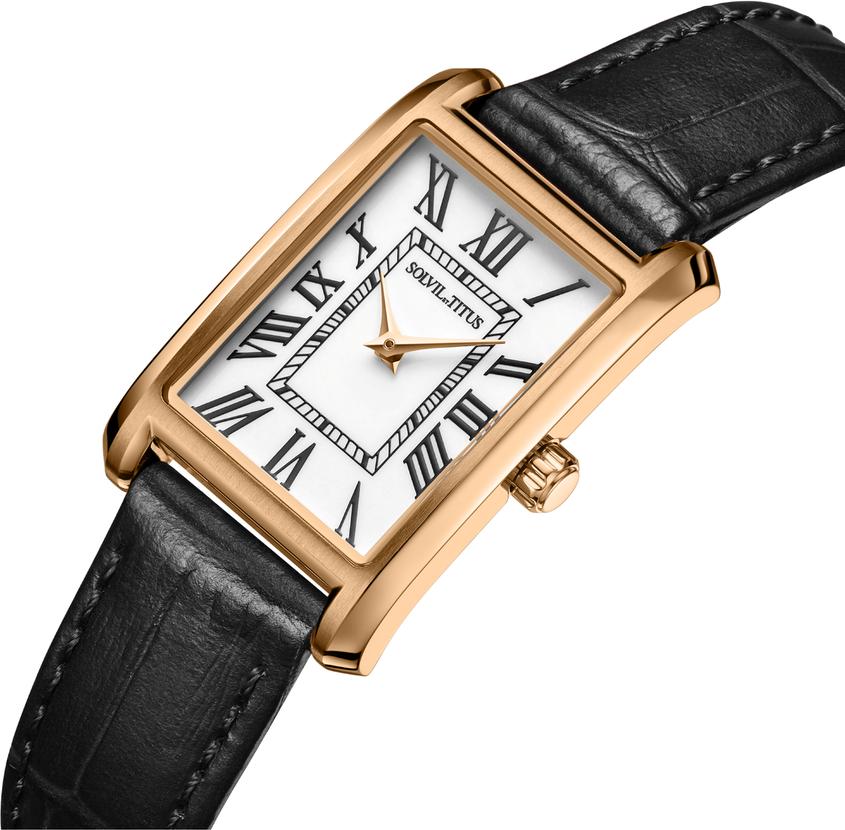 Fair Lady兩針石英皮革腕錶 W06-03399-004