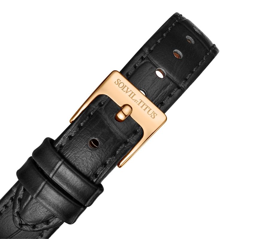 Fair Lady兩針石英皮革腕錶 W06-03399-004