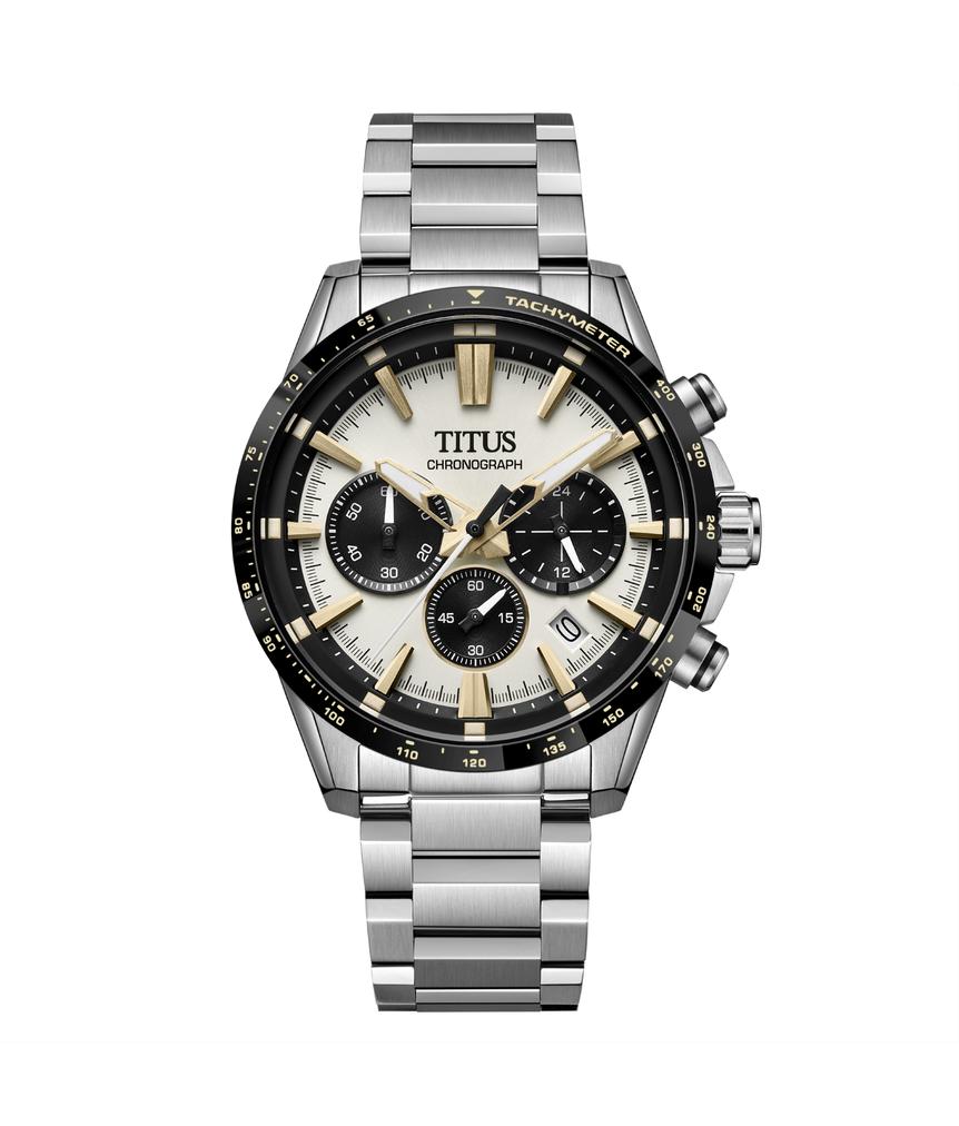 Saber計時石英不鏽鋼腕錶 W06-03401-004