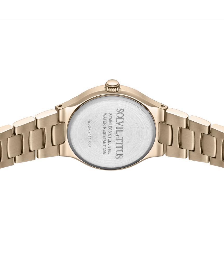 Fair Lady三針石英不鏽鋼腕錶 W06-03411-005