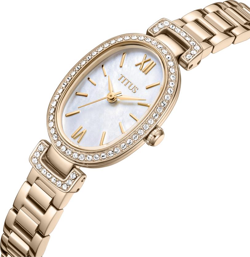 Fair Lady三針石英不鏽鋼腕錶 W06-03412-004