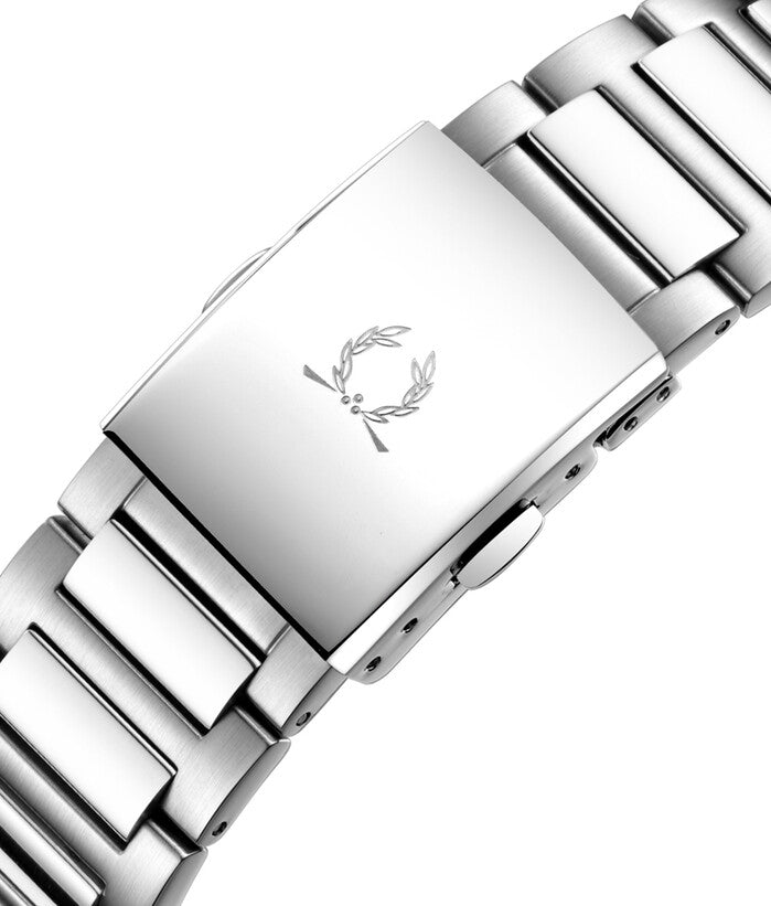 Sonvilier三針日期顯示瑞士製自動機械不鏽鋼腕錶 W06-03171-001