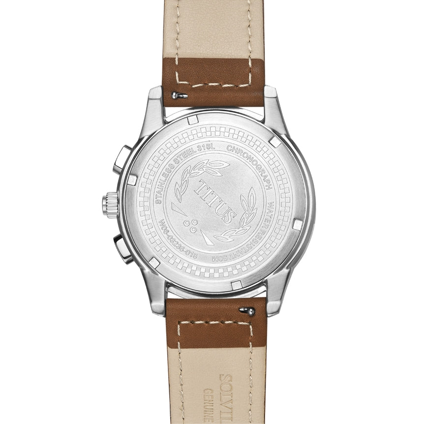 Bravo計時石英皮革腕錶 W06-03236-018