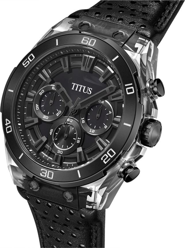 Modernist計時石英皮革腕錶 W06-03285-002