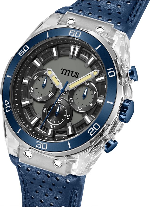 Modernist計時石英皮革腕錶 W06-03285-008