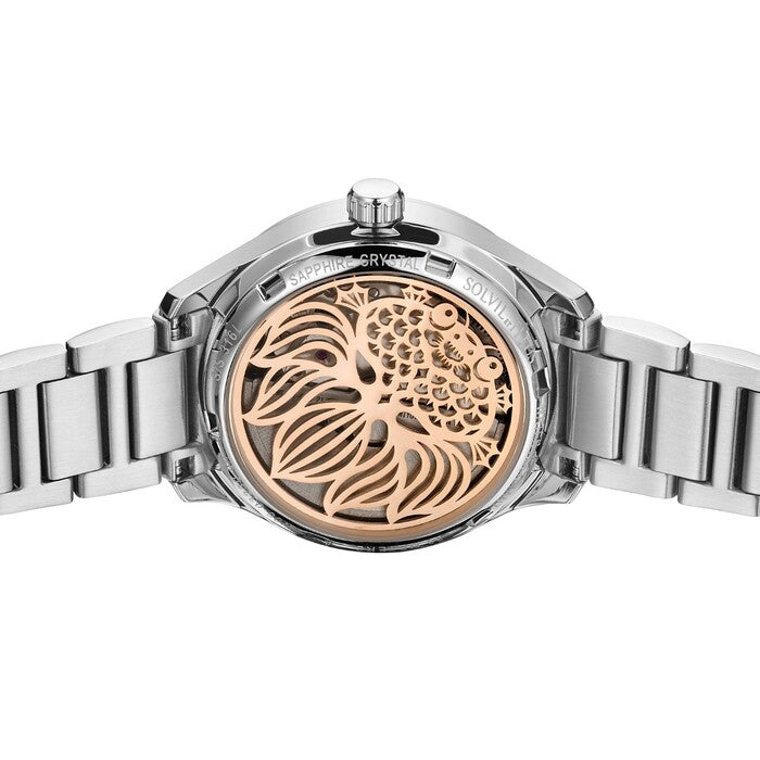 Silverlight三針自動機械不鏽鋼腕錶 W06-03230-011