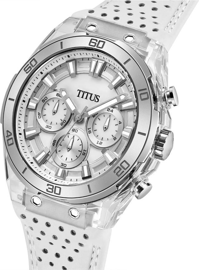 Modernist計時石英皮革腕錶 W06-03285-012