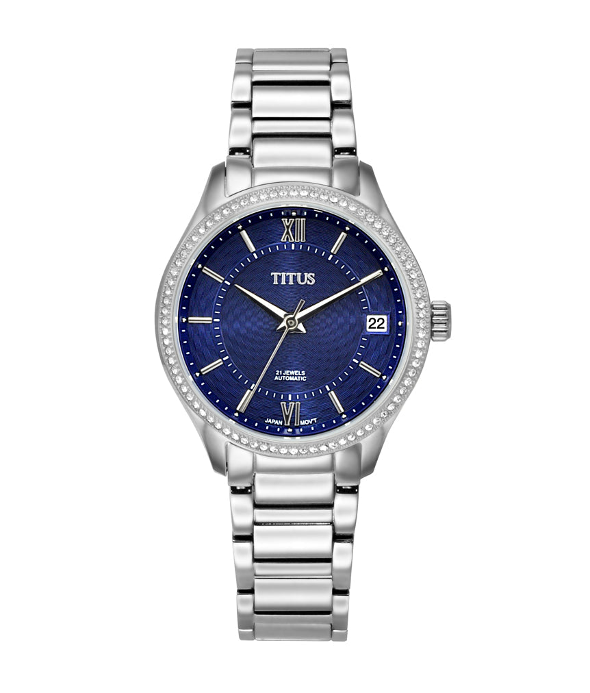 Silverlight三針自動機械不鏽鋼腕錶 W06-03230-011