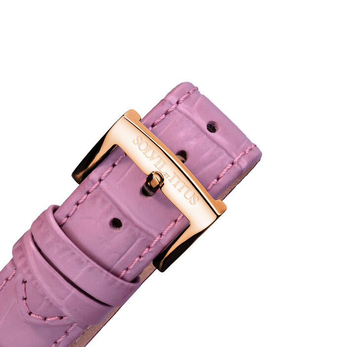 Classicist多功能石英皮革腕錶 W06-03257-005