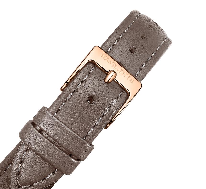 Classicist多功能石英皮革腕錶 W06-03199-008