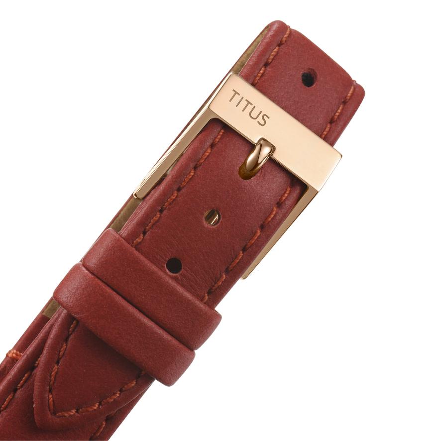 Nordic Tale三針石英皮革腕錶 W06-03161-002