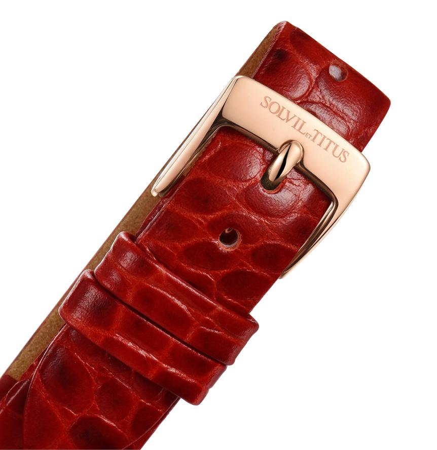 Fair Lady三針石英皮革腕錶 W06-03150-010