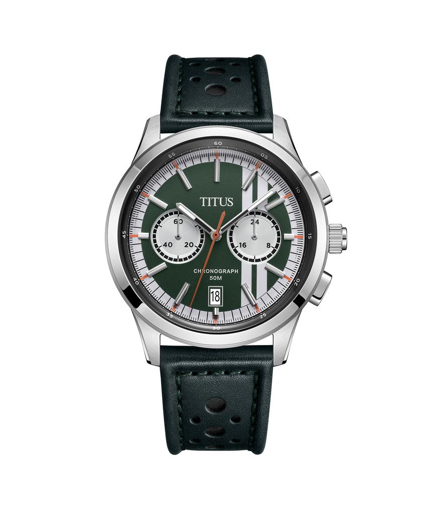 Bravo計時石英皮革腕錶 W06-03236-019