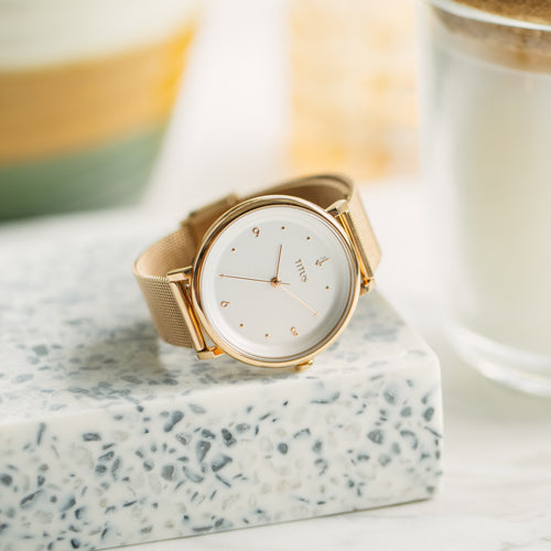 Nordic Tale三針石英不鏽鋼腕錶 W06-03161-001