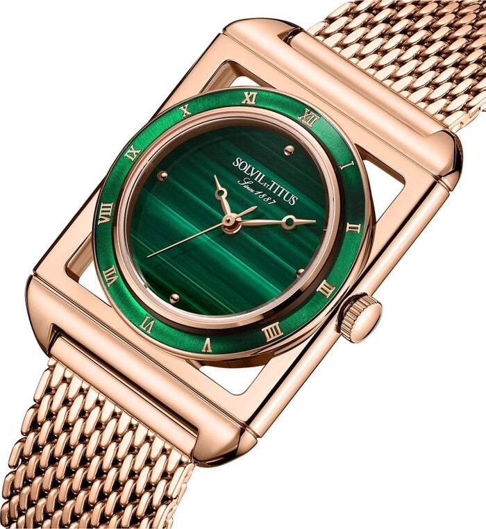 The Letter三針石英不鏽鋼腕錶 W06-03266-006