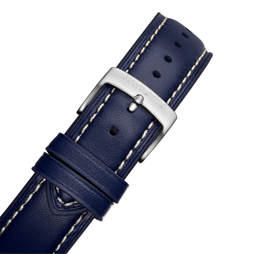 Modernist計時石英皮革腕錶 W06-03276-005