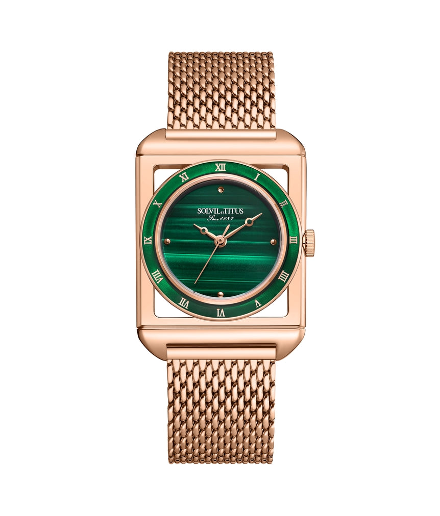 The Letter三針石英不鏽鋼腕錶 W06-03266-006