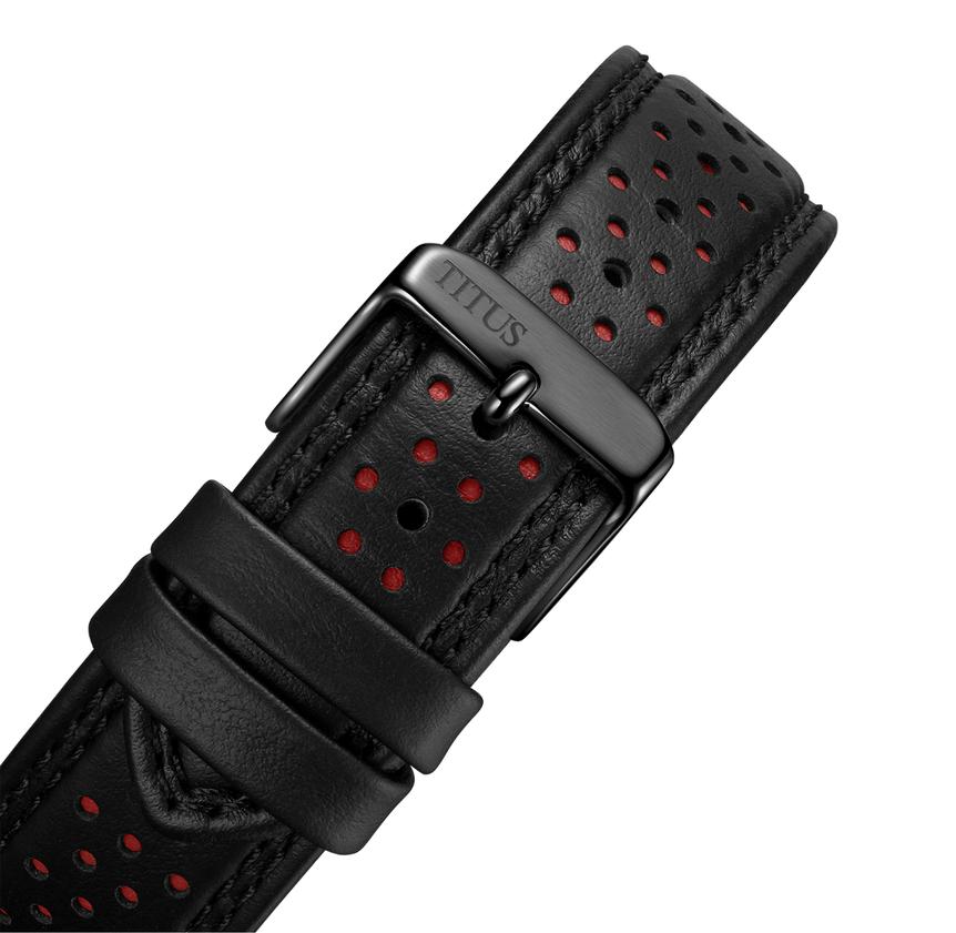 Modernist計時石英皮革腕錶 W06-03285-001