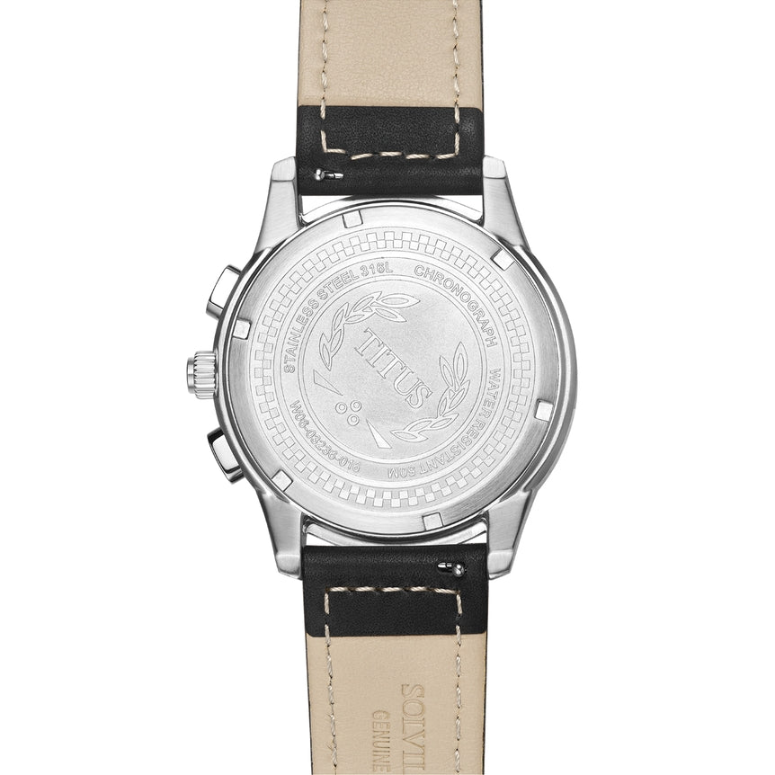 Bravo計時石英皮革腕錶 W06-03236-016