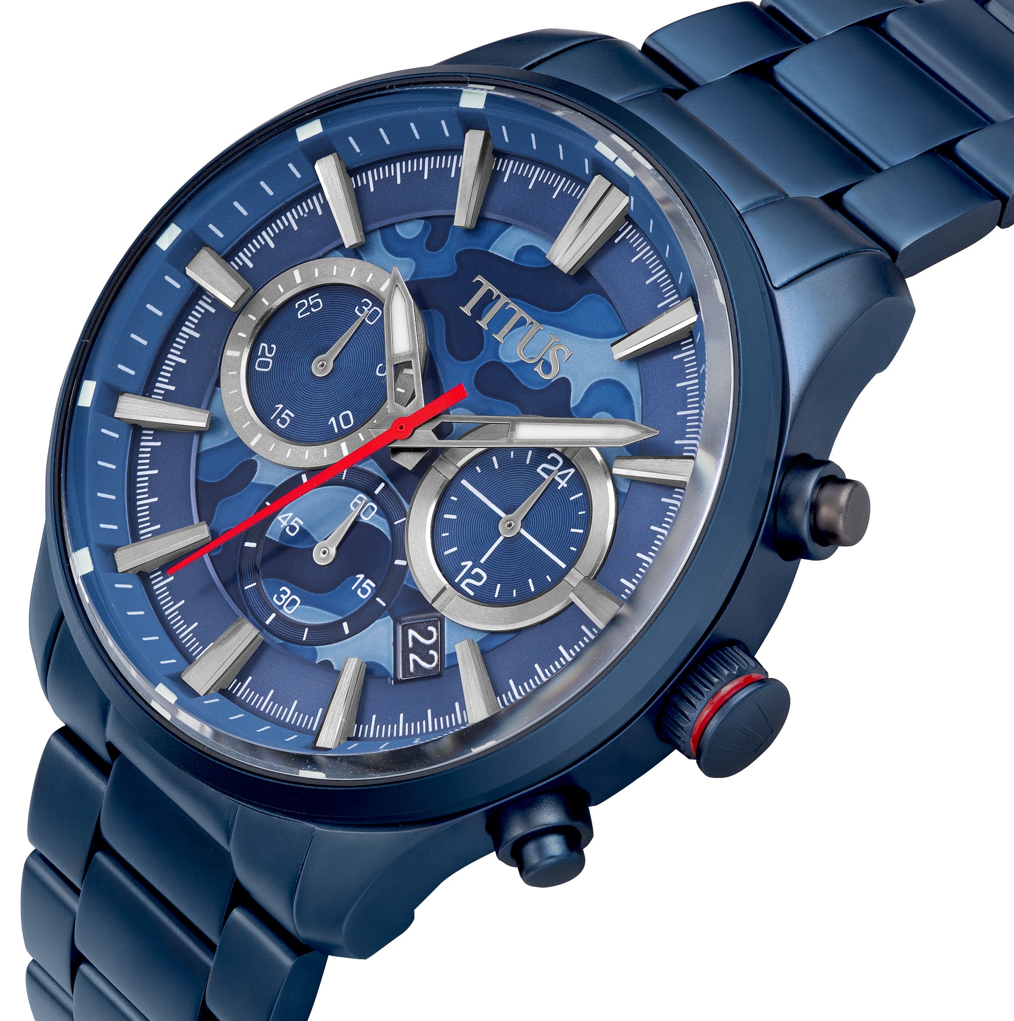 Saber計時石英不鏽鋼腕錶 W06-03287-009